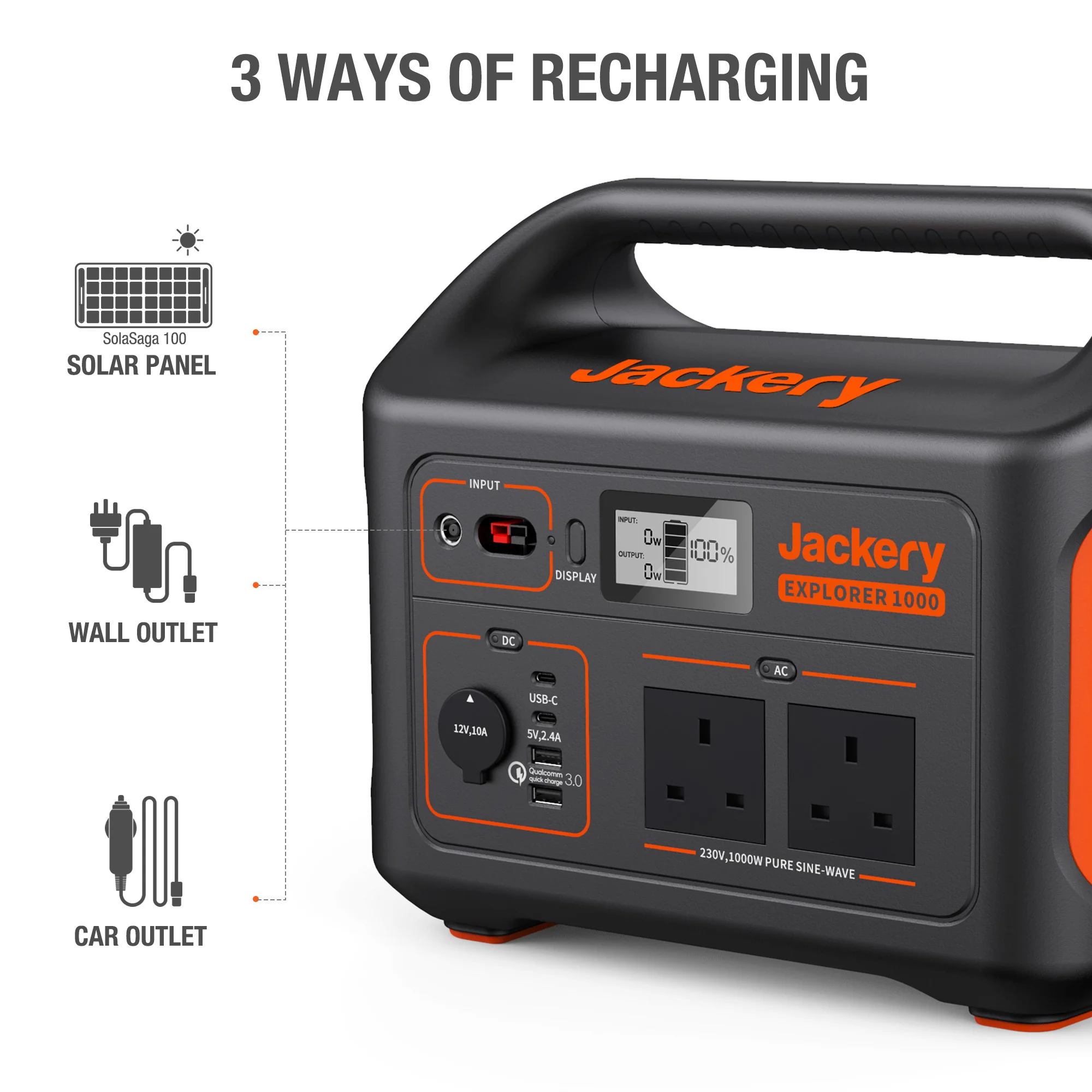 Jackery Explorer 1000 Portable Power Station - Image 3