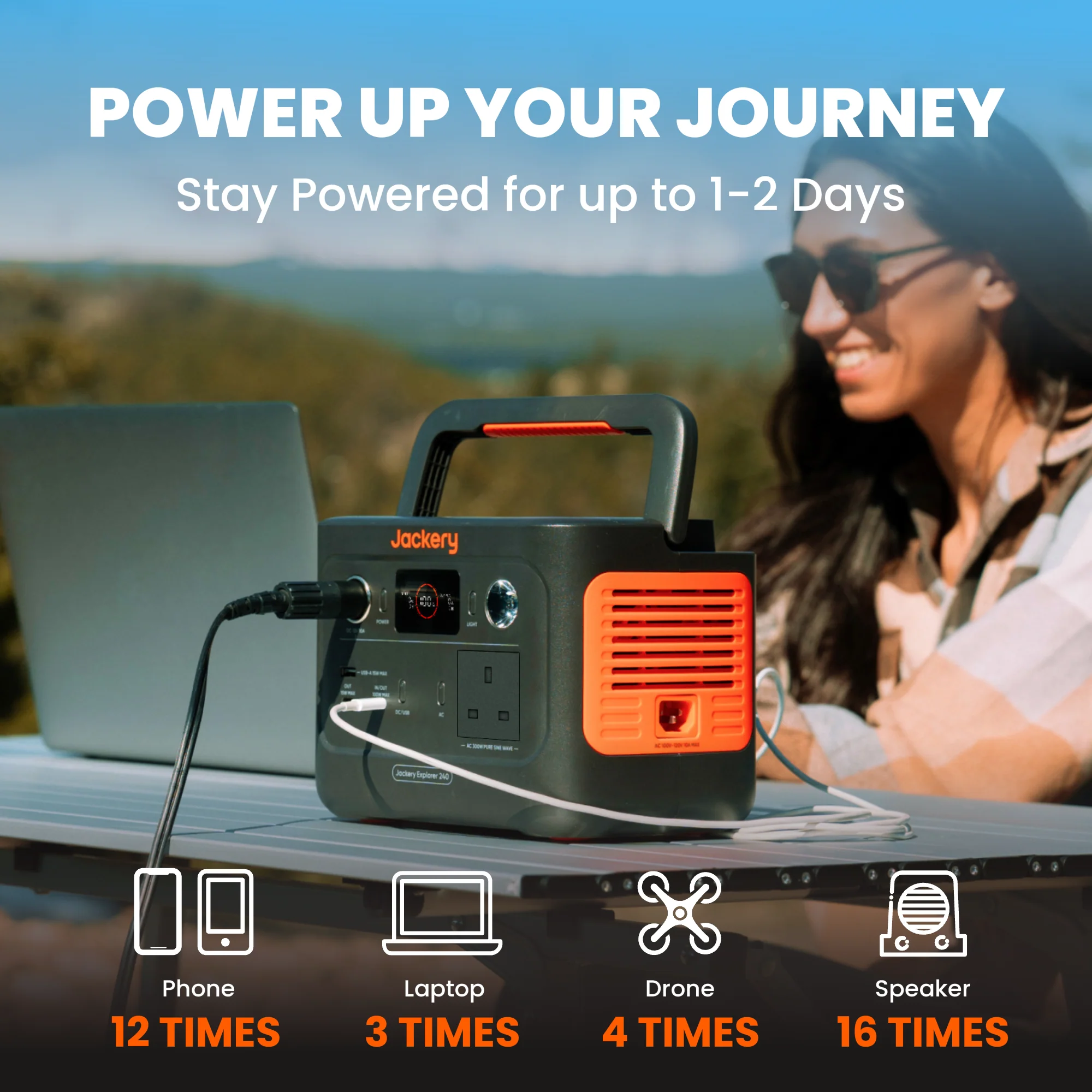 Jackery Explorer 240 v2 Portable Power Station - Image 8