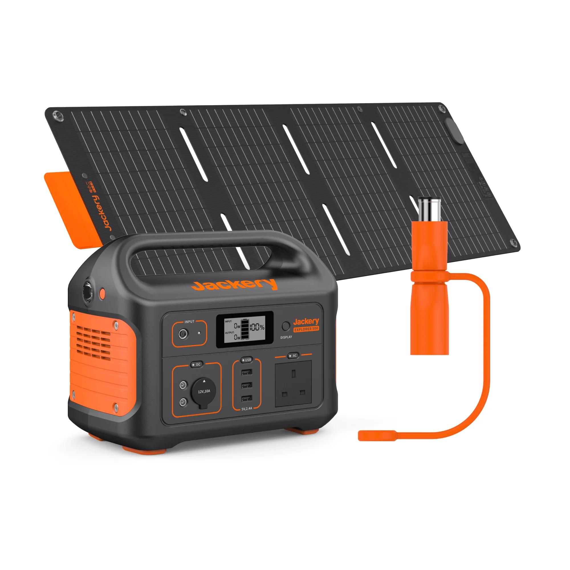 Jackery Solar Generator 500 with Accessory Cable - Image 3