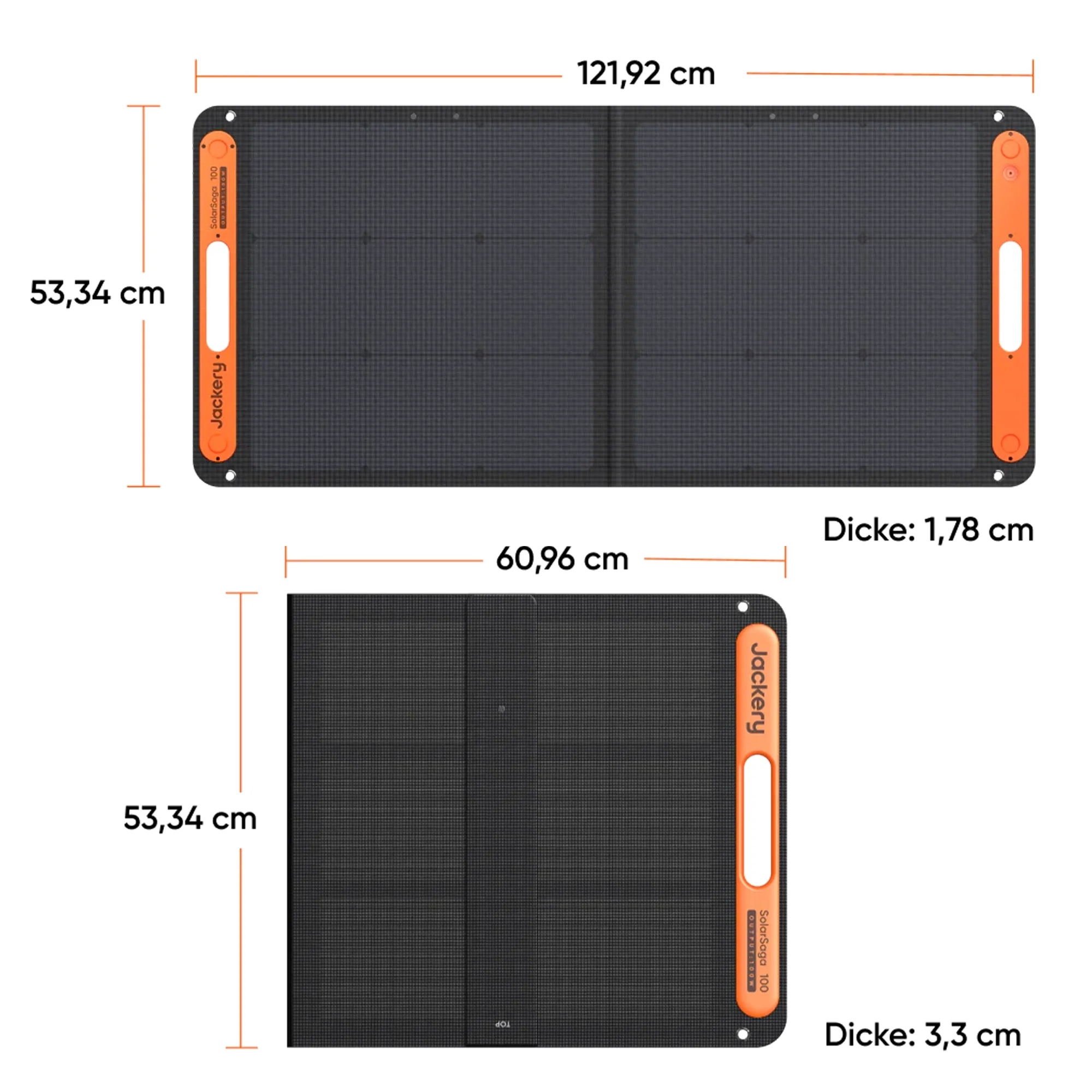 Jackery SolarSaga 100W Solar Panel with Accessory Cable - Image 7